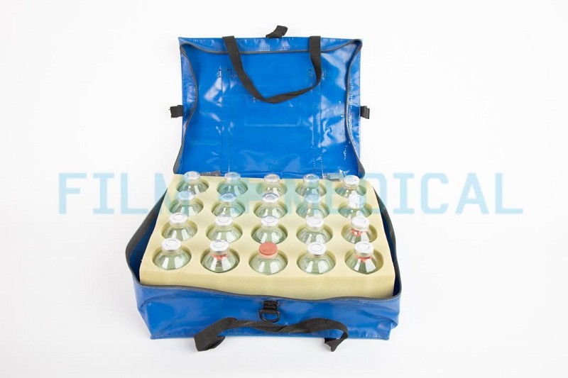 Vials in Carrying Case